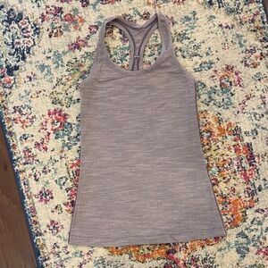 lululemon athletica Heathered Purple Tank Top